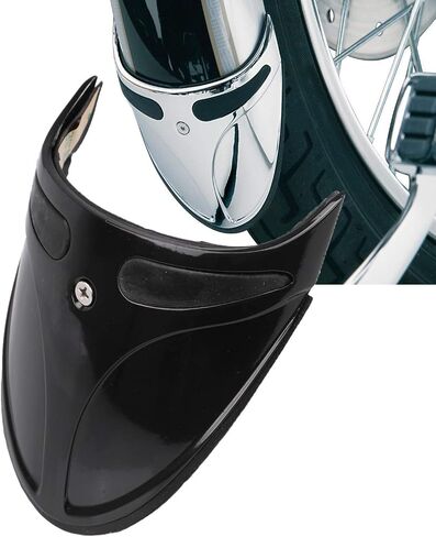 9016 Motorcycle Fender Extension Mud Flap Trim on Narrow Front Fenders For Harley Sportster FXST XL Dyna & FXR Chrome in Saudi Arabia