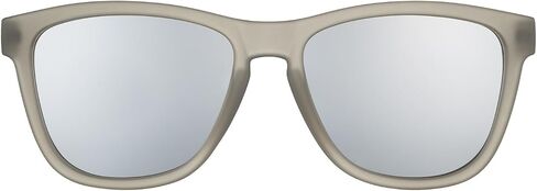 goodr Going to Valhalla...Witness! Polarized Sunglasses for Men & Women, Medium Sized (OG), Dark Gray Translucent Frames with Chrome Mirrored Reflective Lenses, UV400 Protection, No Slip in Saudi Arabia