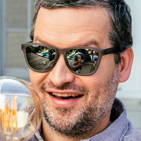 goodr Going to Valhalla...Witness! Polarized Sunglasses for Men & Women, Medium Sized (OG), Dark Gray Translucent Frames with Chrome Mirrored Reflective Lenses, UV400 Protection, No Slip in Saudi Arabia