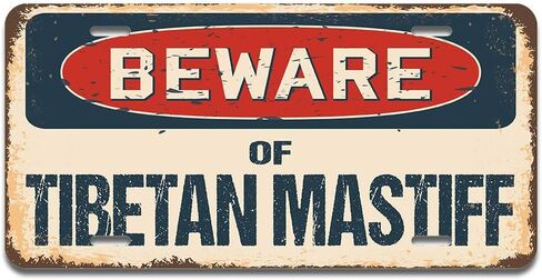 SignMission Beware of Tasmanian Devil Aluminum License Plate | License Plate 12" X 6" Fits Any Car, Truck, SUV, RV, or Trailer | Made in The USA in Saudi Arabia