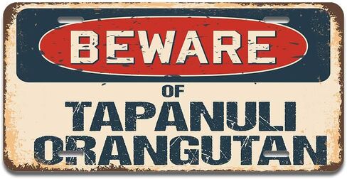 SignMission Beware of Tasmanian Devil Aluminum License Plate | License Plate 12" X 6" Fits Any Car, Truck, SUV, RV, or Trailer | Made in The USA in Saudi Arabia