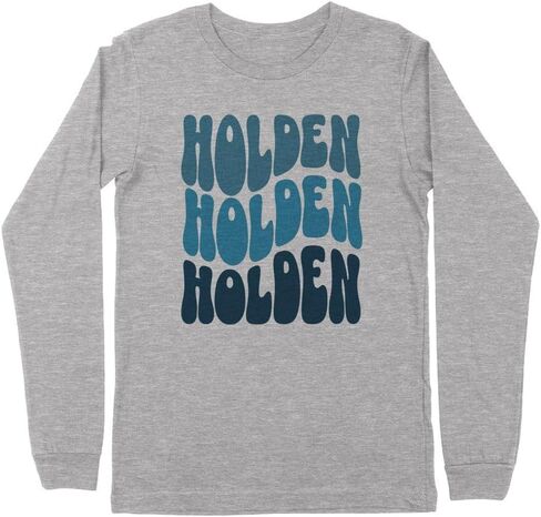 Wavy Holden Kids Long Sleeve T-Shirt Youth in Saudi Arabia