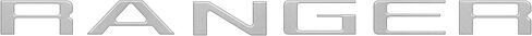Tailgate Letter Inserts - Compatible with 2024-2025 Ford Ranger in Kuwait