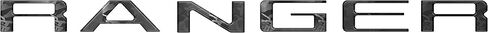 Tailgate Letter Inserts - Compatible with 2024-2025 Ford Ranger in Kuwait