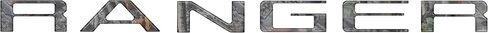 Tailgate Letter Inserts - Compatible with 2024-2025 Ford Ranger in Kuwait