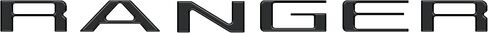 Tailgate Letter Inserts - Compatible with 2024-2025 Ford Ranger in Kuwait
