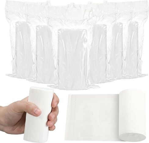 12 Rolls Soft Toilet Paper Rolls Packable Camp Toilet Tissue Soft Travel Toilet Paper Coreless Travel Size Toilet Paper for Camping Hiking Outdoors in Saudi Arabia
