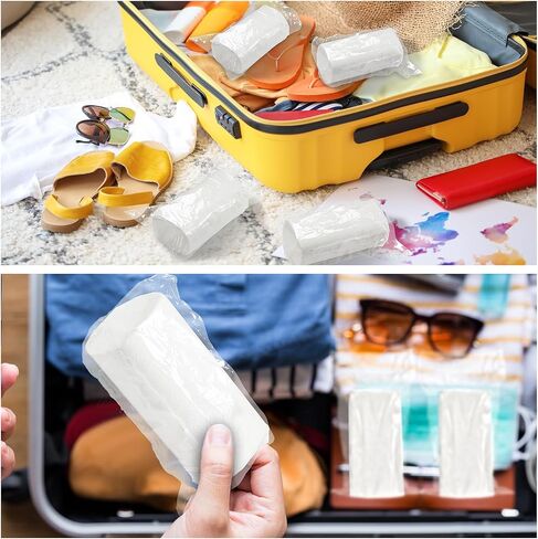 12 Rolls Soft Toilet Paper Rolls Packable Camp Toilet Tissue Soft Travel Toilet Paper Coreless Travel Size Toilet Paper for Camping Hiking Outdoors in Saudi Arabia