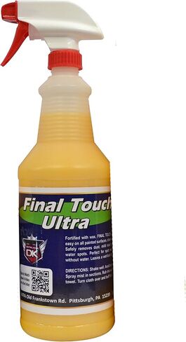 التفاصيل King Final Touch Ultra Express Wax Spray - All Surface - Protect & Shine - Wax Dry Wash - 5 Gallons in Kuwait