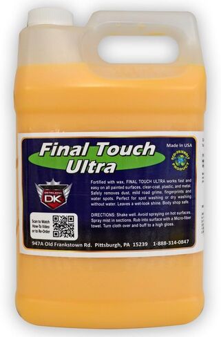 التفاصيل King Final Touch Ultra Express Wax Spray - All Surface - Protect & Shine - Wax Dry Wash - 5 Gallons in Kuwait