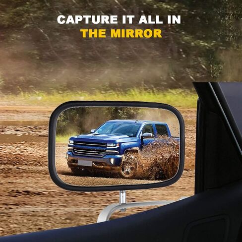 Ineedup Replacement Mirrors Tow Mirrors Fit for 80-96 For Ford For F150 For F-250 For F-350 For F450 Ranger Bronco Explorer Truck Pickup Left and Right Side Manual Control in Kuwait