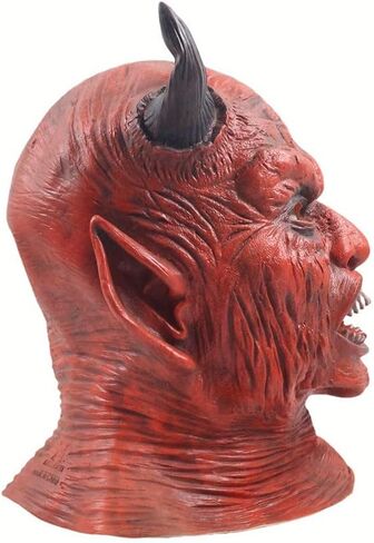Scary Skull Mask Horror Hood Halloween Skelon Massk Cosplay Props in Kuwait