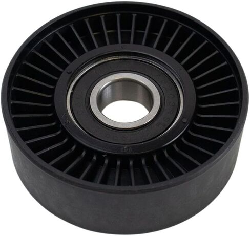 Serpentine Belt Idler Pulley Plastic Black 0.67 Hole Diameter 1pc for Bronco for Corvette for E350/E150 Econoline Club Wagon for E350/E250/E150 Econoline for F350/F250/F150 in Saudi Arabia