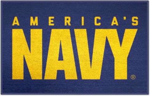 FANMATS 6749 البحرية الأمريكية، 44 بوصة. سجادة مستديرة - شعار "Navy's Crest". in Saudi Arabia