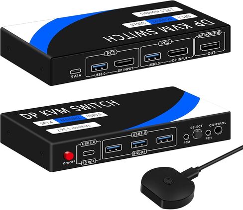 محول USB 2 في 1 مخرج (1 في 2 مخرج) ثنائي الاتجاه، محدد مفتاح USB 3.0، محول ماوس لوحة المفاتيح، محول USB 2 جهاز كمبيوتر يتشارك في جهاز واحد للطابعة، لوحة المفاتيح، مفتاح USB مع قطعتين من كابلات USB-A. in Saudi Arabia