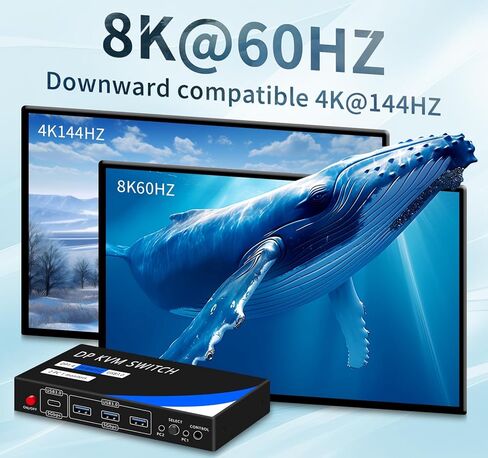 محول USB 2 في 1 مخرج (1 في 2 مخرج) ثنائي الاتجاه، محدد مفتاح USB 3.0، محول ماوس لوحة المفاتيح، محول USB 2 جهاز كمبيوتر يتشارك في جهاز واحد للطابعة، لوحة المفاتيح، مفتاح USB مع قطعتين من كابلات USB-A. in Saudi Arabia