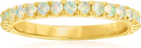 Ross-Simons Opal Ring in 18kt Gold Over Sterling in Saudi Arabia