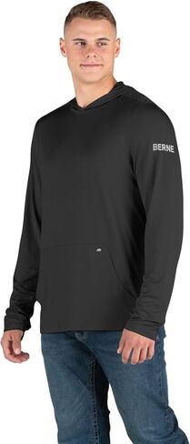 Berne Men's Long Sleeve UPF Sun Protection 50 Hoodie Shirt in Kuwait
