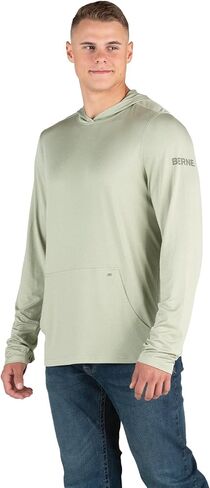 Berne Men's Long Sleeve UPF Sun Protection 50 Hoodie Shirt in Kuwait