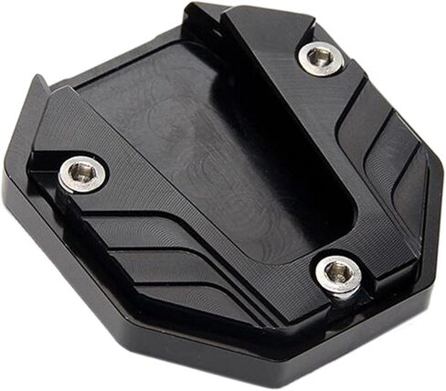 Heavy-Duty Motorcycle Kickstand Extension, Universal Fit, Black in Saudi Arabia