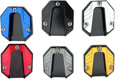 Heavy-Duty Motorcycle Kickstand Extension, Universal Fit, Black in Saudi Arabia