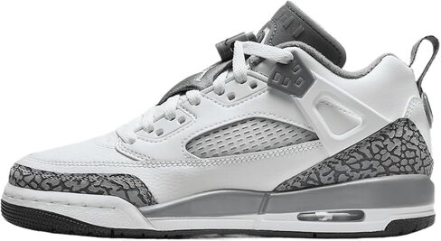 جوردان Spizike Low Big Kids 'أحذية (FQ3950-102 ، White/Anthracite/Wolf Gray/Cool Gray) in Saudi Arabia