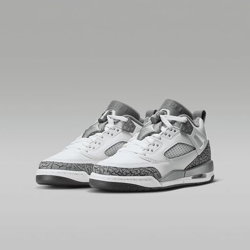 جوردان Spizike Low Big Kids 'أحذية (FQ3950-102 ، White/Anthracite/Wolf Gray/Cool Gray) in Saudi Arabia
