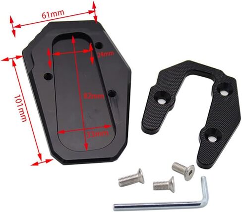 Motorcycle R 1200 RT 1200RT Parking Support Side Stand Extension Plate Kickstand For BMW R1200RT R1200 RT 2014-2018 (Titanium) in Saudi Arabia