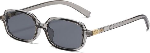 AIEYEZO Retro Rectangular Sunglasses for Women Fashion Square Sun Glasses Trendy Vintage Small Frame Shades in Saudi Arabia