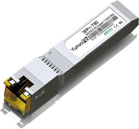 10GBase SR Duplex SFP+ to LC Multimode MMF 850nm Optical Gigabit Ethernet Fiber Transceiver Module up to 300Meters Compatible with Cisco SFP-10G-SR, Ubiquiti UniFi, Mikrotik, and More in Saudi Arabia