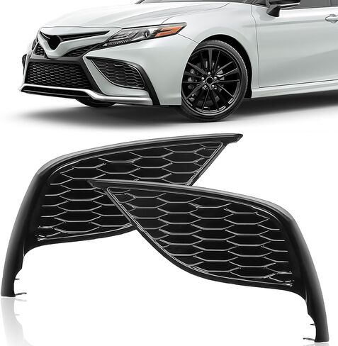 Fog Light Cover Compatible with 2021-2023 Toyota Camry SE XSE Replacement for TO1039243 TO1038243 81481-06240 81482-06200 in Saudi Arabia