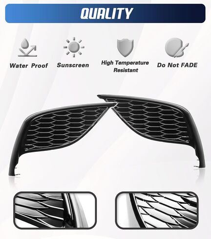Fog Light Cover Compatible with 2021-2023 Toyota Camry SE XSE Replacement for TO1039243 TO1038243 81481-06240 81482-06200 in Saudi Arabia