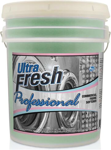 Ultra Fresh® Professional Commercial Fabric Softener (Blue) - 5 Gallon Concentrate | Premium Laundry Softener for Linens with Long-Lasting Fragrance, Exceptional Softness, and Static-Free Results in Kuwait