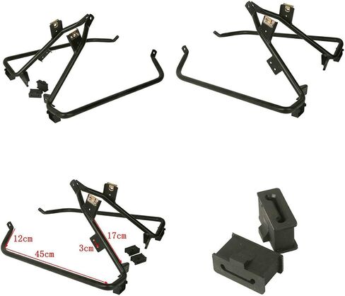 أقواس دعم XMT-Moto Saddlebag لـ Harley Touring Road Street Glide Flhx Fltr 2000 2010 2012 2013 (استبدال: # 90881-09a) in Saudi Arabia