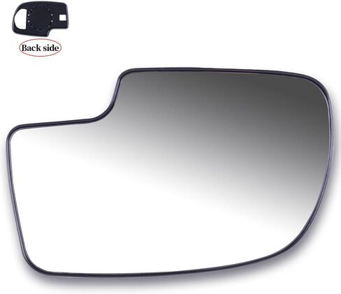 Ocpty Chrome Side Side Mirror ملاءمة لعام 2003-2006 لـ Cadillac Escalade ESV 2002-2006 لـ Chevy Avalanche 1500 2500 Smooth Mirror Glass غير حار in Kuwait