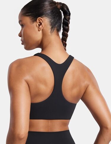 SYROKAN Aire Hole Medium-Impact Sports Bras for Women High Support Molded Cup Wireless Racerback Bra in Saudi Arabia