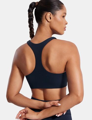 SYROKAN Aire Hole Medium-Impact Sports Bras for Women High Support Molded Cup Wireless Racerback Bra in Saudi Arabia