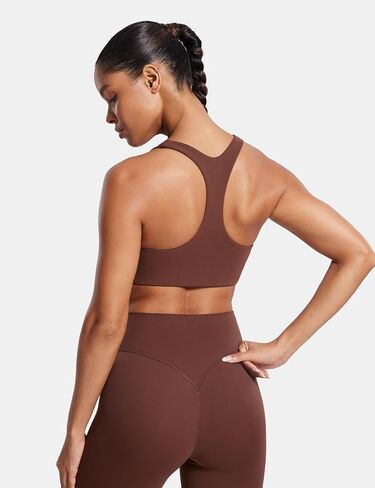 SYROKAN Aire Hole Medium-Impact Sports Bras for Women High Support Molded Cup Wireless Racerback Bra in Saudi Arabia