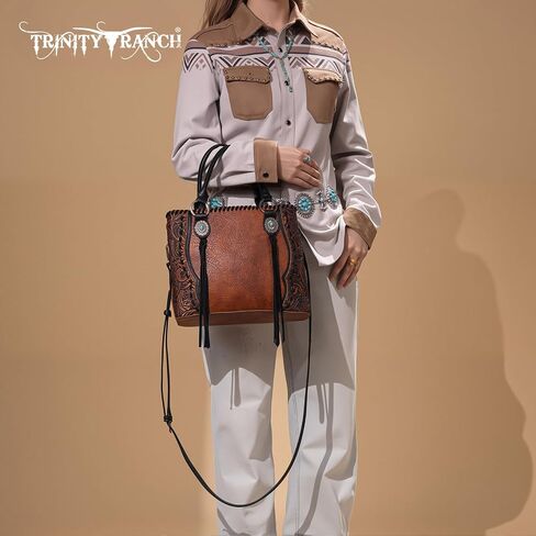 حقيبة حمل للنساء مجموعة Concho Western Purse Floral in Kuwait