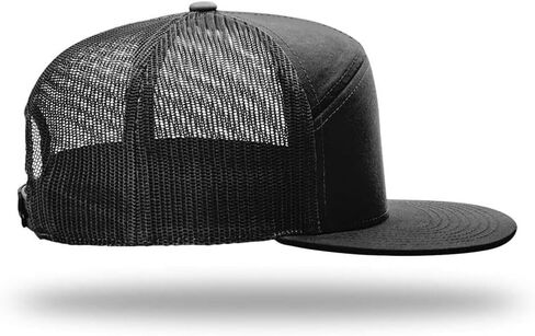 Richardson 168 Hi-Pro 7 Panel Flat Bill Bill Trucker Mesher Cap | OSFM | حزمة السائبة المتاحة in Saudi Arabia