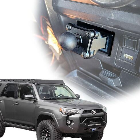 لوحة القيادة 4 Runner Mount | يناسب الجنرال الخامس 2014-2024 | 1 "كرة متوافقة مع RAM لـ Dashboard Cubby | إكسسوارات Smash Smash in Saudi Arabia