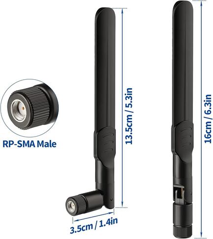 Bingfu 4G LTE 8dBi SMA Male Antenna (4-Pack) Compatible with 4G LTE Wireless CPE Router Hotspot Cellular Gateway Trail Camera Game Camera Outdoor Security Camera in Saudi Arabia