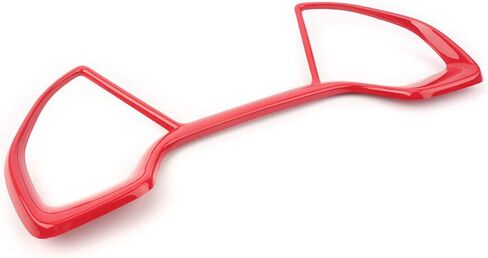 CNINBA13 Auto Red Dashboard Discorative Frame Front Console Cover Veh Air Cover trim for Honda Civic 10th Gen 2016 2017 2018 in Saudi Arabia
