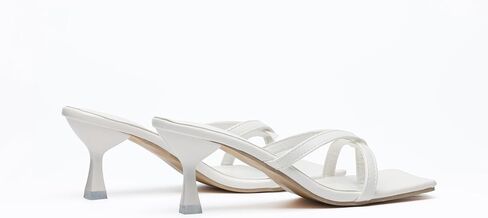 Mggmokay للسيدات هريرة الكعب الصندل Square Square Tee Open Toe Flip Flops Women Cheels in Kuwait