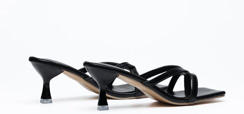 Mggmokay للسيدات هريرة الكعب الصندل Square Square Tee Open Toe Flip Flops Women Cheels in Kuwait