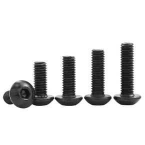 حزمة من 1-50 مسامير المسمار الدائرية 12.9 الصف M2 M2.5 M3 M4 M5 M6 M8 M10 مسامير زر مقبس سداسي سداسي لوزن MTB (40 مم ، M5 20 قطعة) in Kuwait