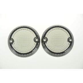 Fit for Kawasaki VN1500 Classic/Classic Fi/Classic Tourer Fi; Vulcan 1500 Drifter; Mean Streak; Nomad/Nomad Fi; 23048-1065;Flasher Light Idicator Turn Signal Lamp Lens (Clear) in Kuwait