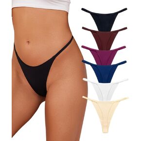 Murimia G String Thongs for Women Sexy Seamless Underwear T-back Low Rise Breathable Bikini Panties in Kuwait