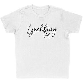 Script Lynchburg Virginia Kids T-Shirt Youth in Kuwait