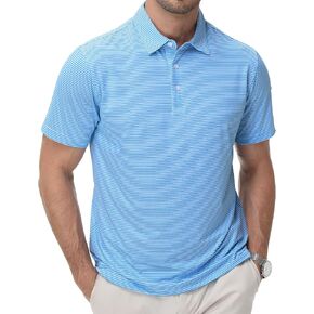 Mens Golf Shirt Short Sleeve Dry Fit Athletic Casual Performance Mens Polo Shirts Moisture Wicking Golf Polos for Men in Saudi Arabia